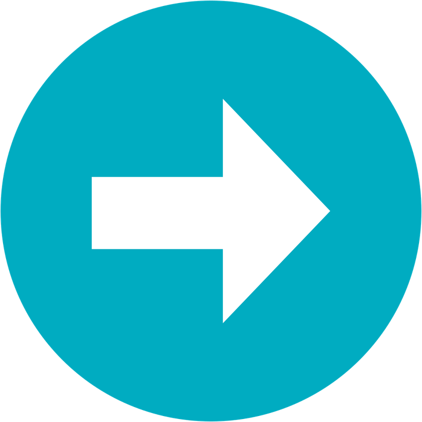 Cyan Arrow PNG
