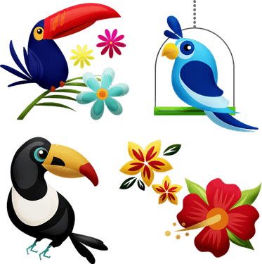 Tropical Bird PNG