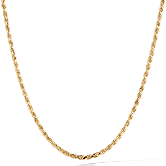 Gold Rope Chain PNG