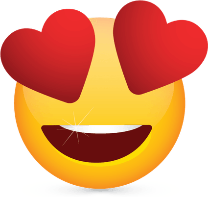 Heart Eye Emoji PNG