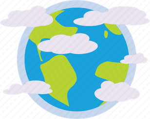 Cartoon Earth PNG