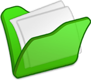 Sage Green Folder Icon PNG
