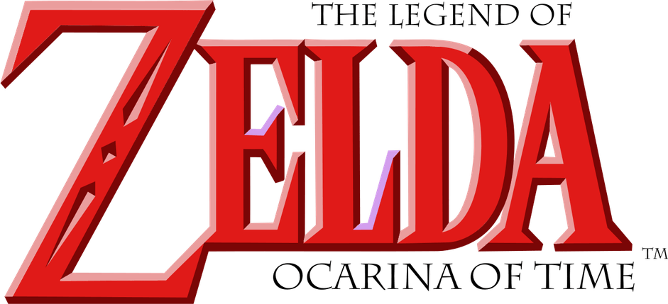 The Legend Of Zelda Ocarina Of Time Logo PNG