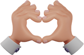 Hand Heart Emoji PNG