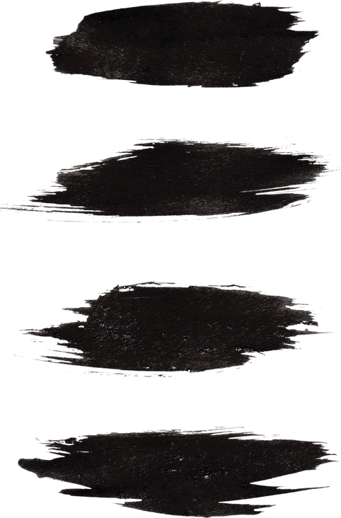 Black Paint Stroke PNG