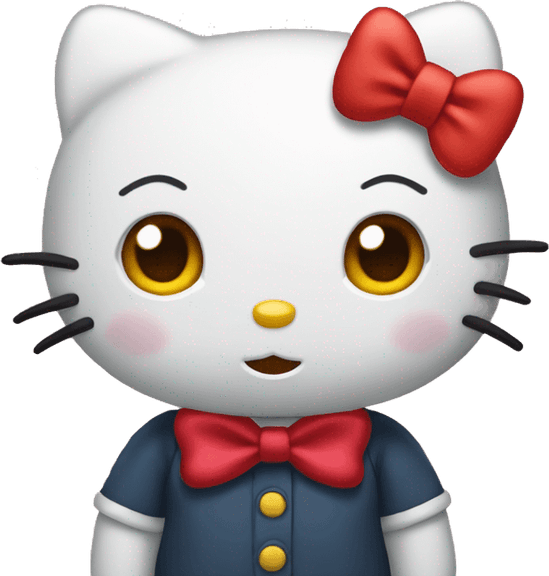 Hello Kitty Red Bow PNG