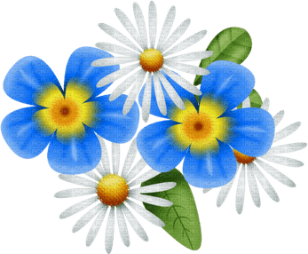 Marguerite Blue PNG