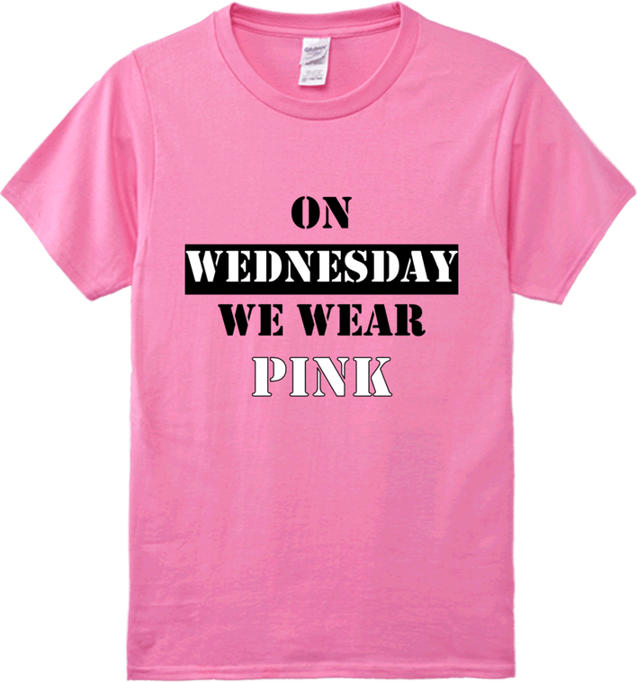 On Wednesdays We Wear Pink PNG