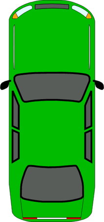 Car Roof View PNG
