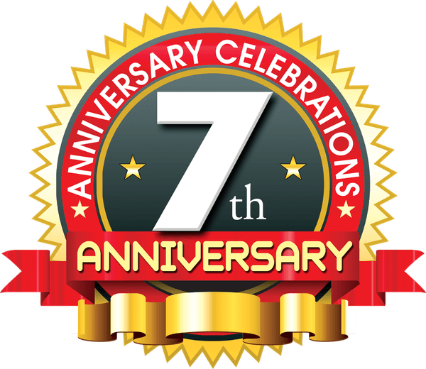 7 Year Anniversary PNG