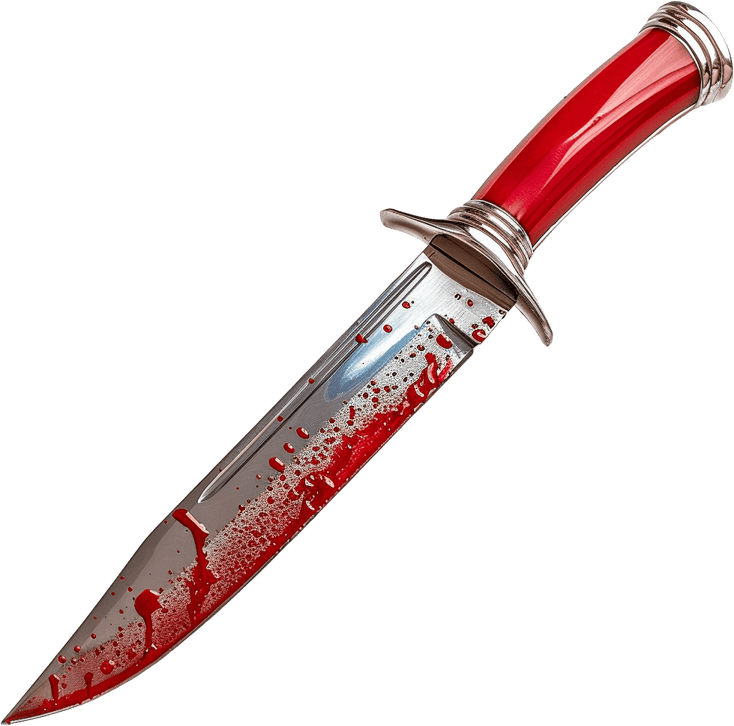 Blood Stained Knife PNG