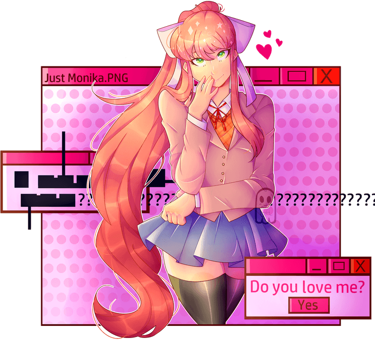 Just Monika PNG