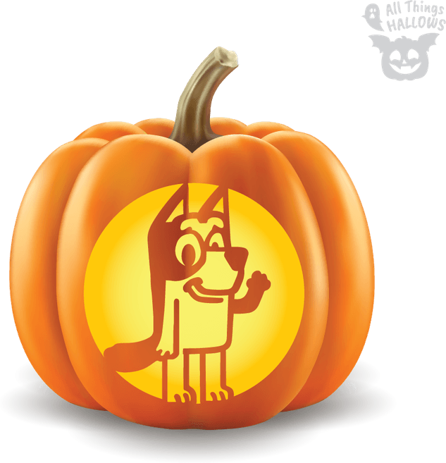 Halloween Bluey PNG