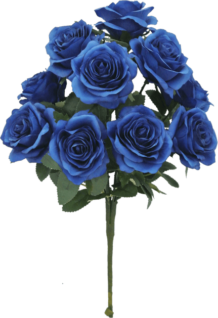Royal Blue Rose PNG