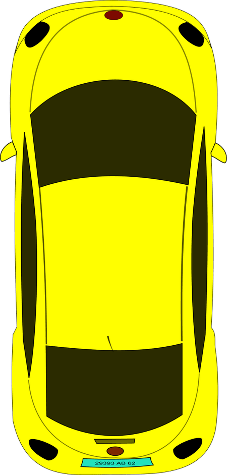 Car Birds Eye View PNG