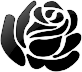 Black And White Roses PNG