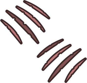 Realistic Claw Marks PNG