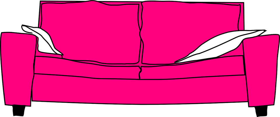 Armchair Pink PNG