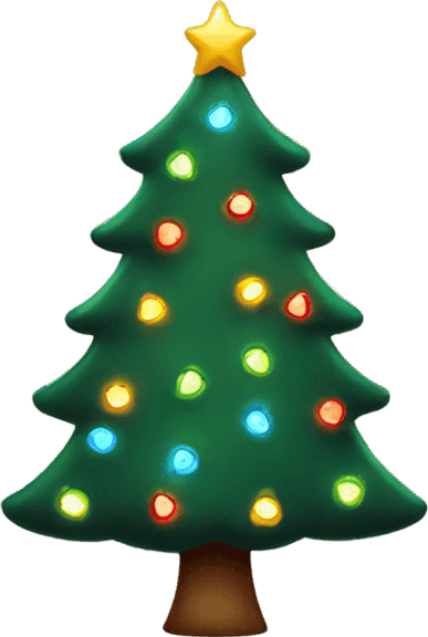 Preppy Christmas Tree PNG