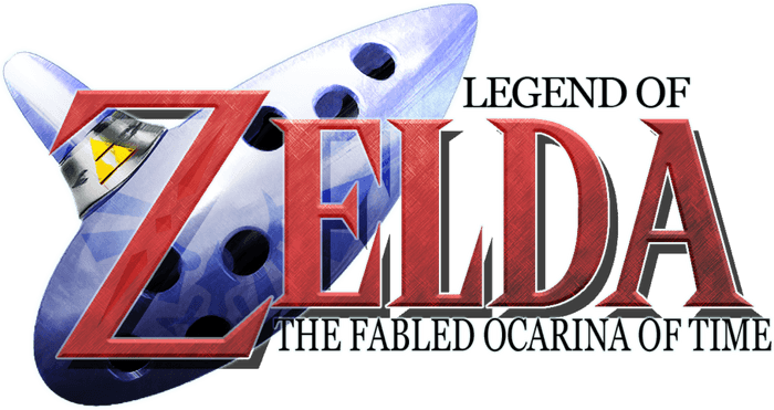 The Legend Of Zelda Ocarina Of Time Logo PNG