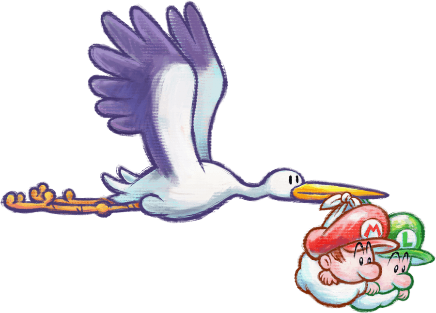 Stork Baby PNG