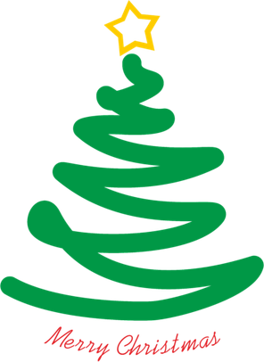 Abstract Christmas Tree PNG