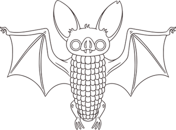 Bat Drawing PNG