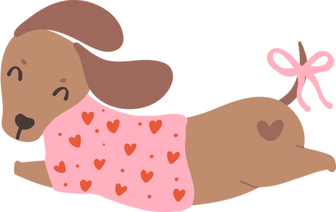 Coquette Dog PNG