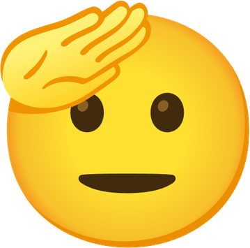 Salute Emoji PNG