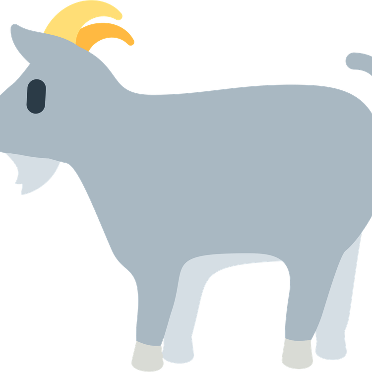 Goat Emoji PNG