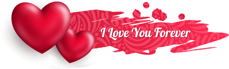 I Love You Text PNG