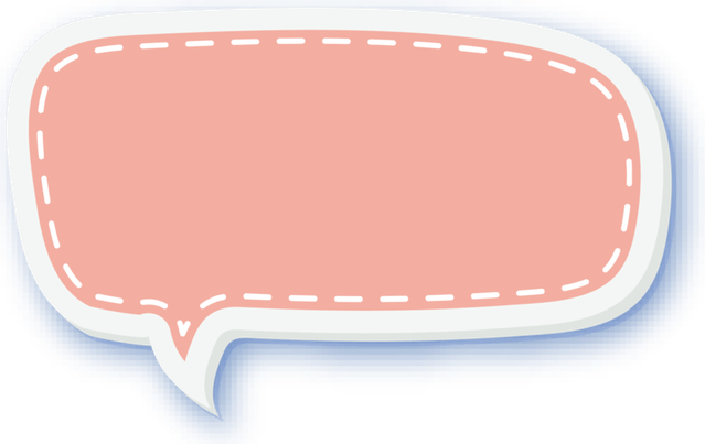 Colored Comic Speech Bubble PNG