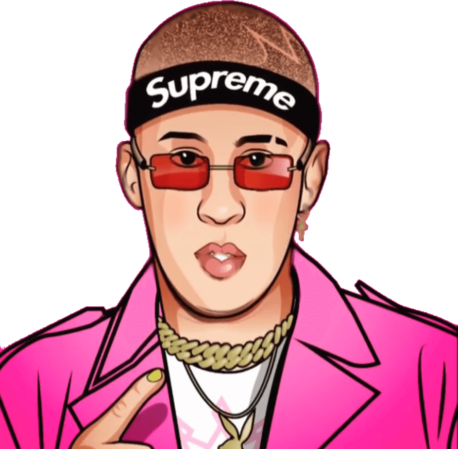 Bad Bunny Cartoon PNG