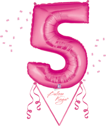 Hot Pink Balloon PNG