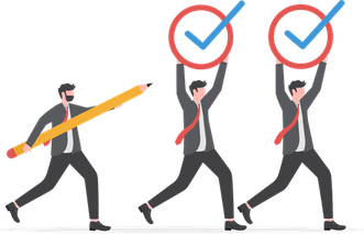 Pencil Check Mark PNG
