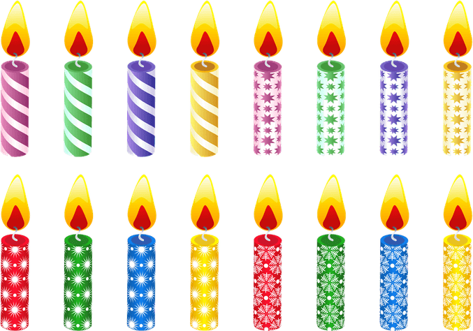 Birthday Candles PNG