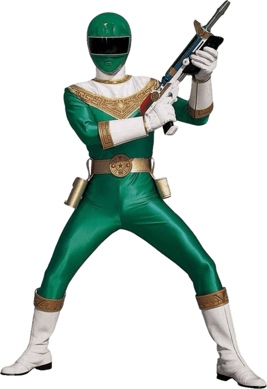 Green Power Ranger PNG