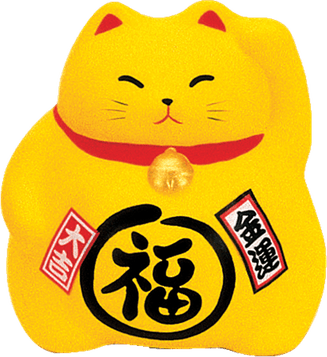 Cat With Money PNG