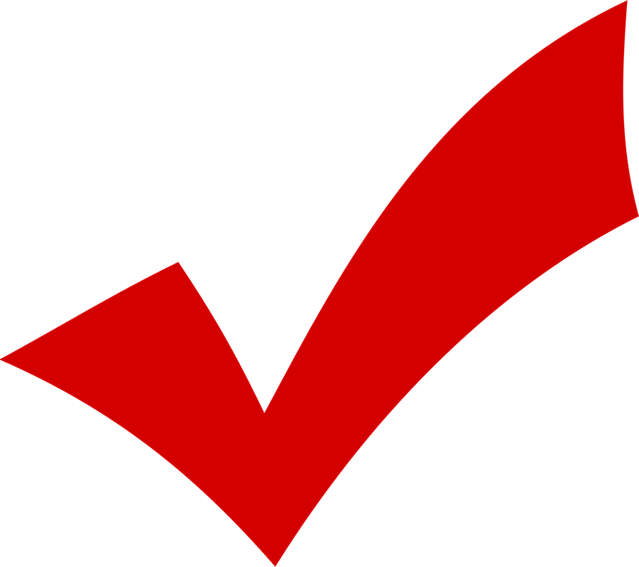 Red Check Mark PNG