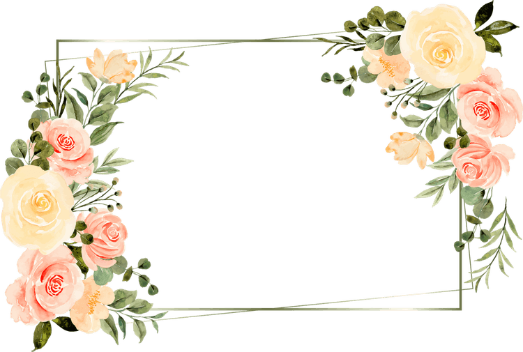 Floral Border PNG