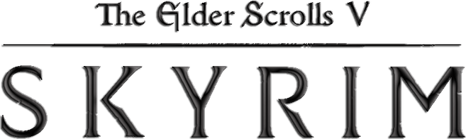 The Elder Scrolls V Skyrim Logo PNG