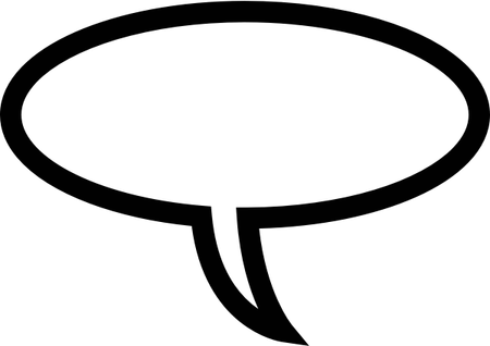 Speech Bubble White PNG