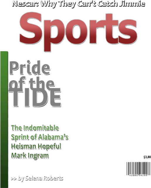 Magazine Cover PNG