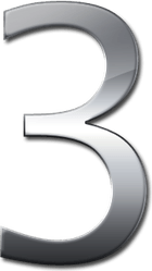 3 Number PNG