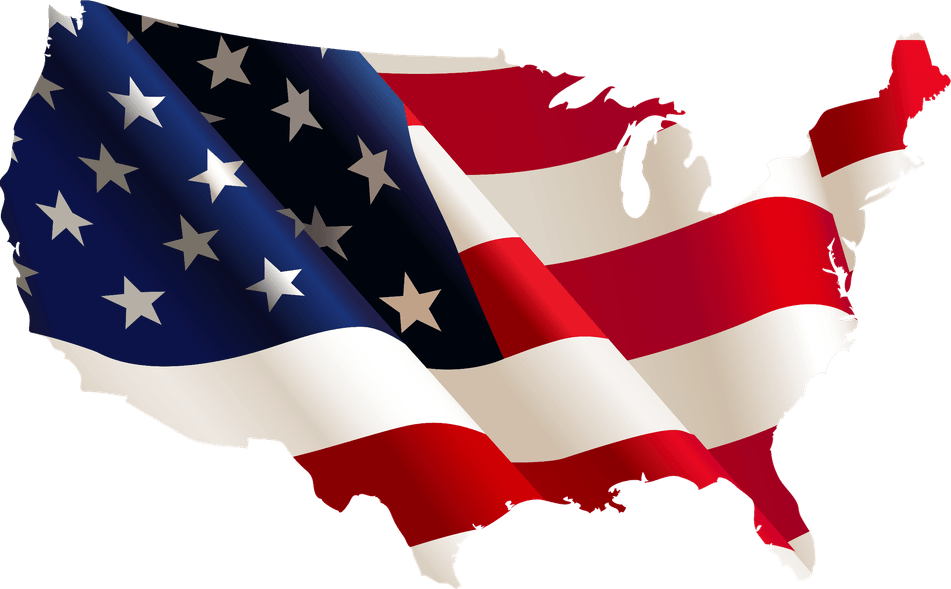 Corner American Flag PNG