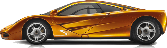 Gold Car PNG