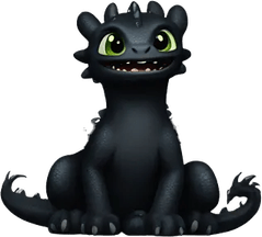 Toothless Eyes Black PNG