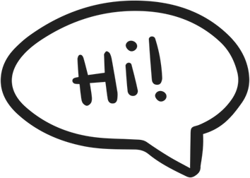 Doodle Speech Bubble PNG