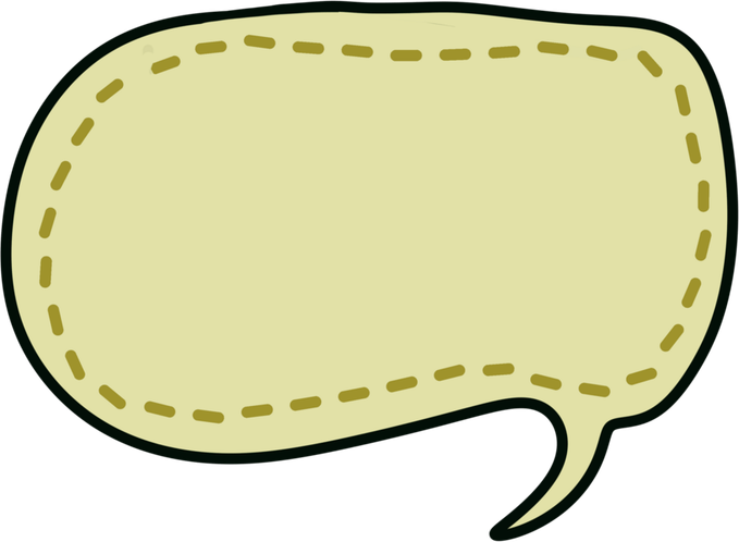 Hand Drawn Speech Bubble PNG