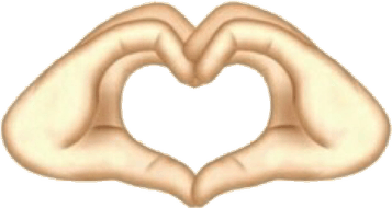 Hand Heart Emoji PNG